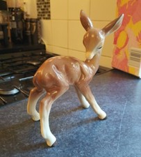 RARE COOPERCRAFT DEER / FAWN LOVELY CONDITION 7" TALL SUMMERBANK