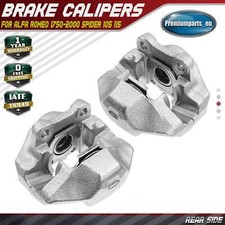2x Brake Calipers Rear for Alfa Romeo 1750-2000 Spider 105 115 1.8 2.0 9945325