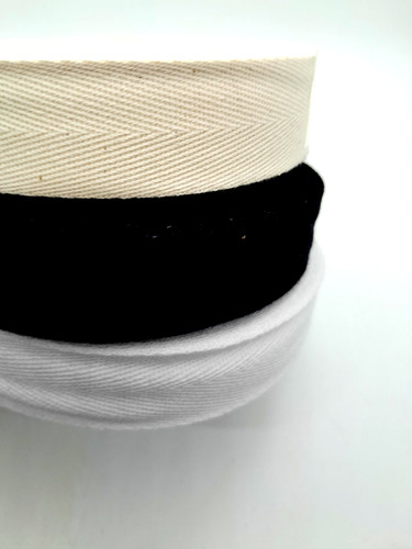 Cotton webbing herringbone - webbing,