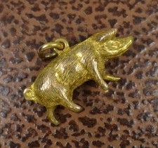 Victorian 15ct Yellow Gold Pig