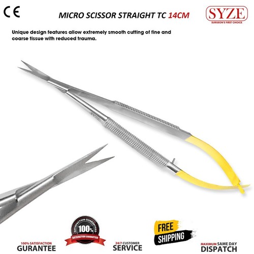 Micro scissor straight 14cm - micro,