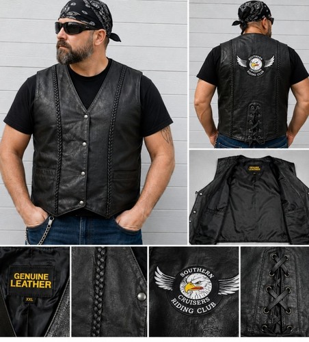 Genuine leather motorcycle - genuine,