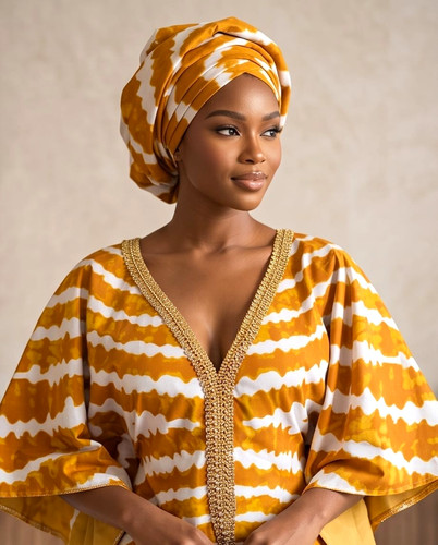 Women african kaftan - kaftan, maxi