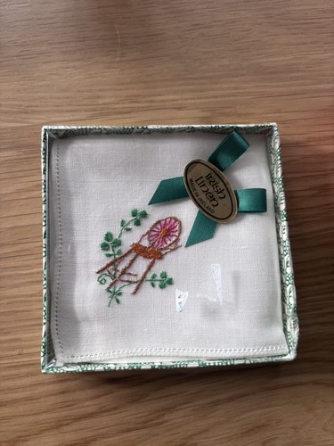 Irish linen hankerchief boxed - irish,