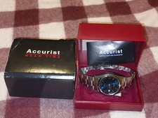 Accurist Men's Steel Mean Time