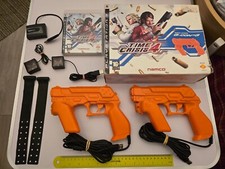 TIME CRISIS 4 SONY PLAYSTATION PS3 2x OFFICIAL G-CON 3 LIGHT GUNS SENSOR HUB Lot