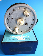 A SUPER LIGHTLY USED BOXED VINTAGE SEALEY FLOATQUEEN 4" CENTREPIN REEL