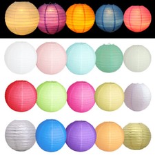 Time to Sparkle 8" 10" 12" 14" 16" 18" Round Paper Lanterns Lamp Shade Wedding