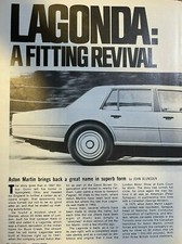 1977 Road Test Aston Martin