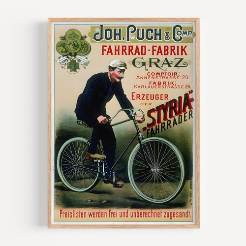 Joh puch comp bicycle 1900 - puch,