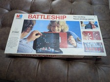 Vintage Battleship Board Game by MB Games 1975 Version Naval Strategy Game