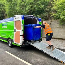 Fixed Folding Van Ramps - DnA Fixed Folding Van Ramp 2400 x 800 600kg 