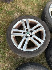 SKODA FABIA  16'' SILVER ALLOY WHEEL RIM 5J0601025B (S-19) With Tyre X1