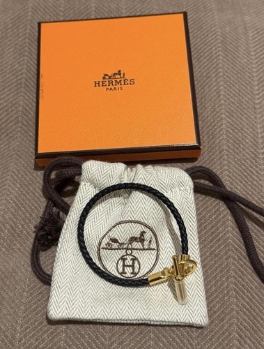 Hermes gold plated black - hermes,