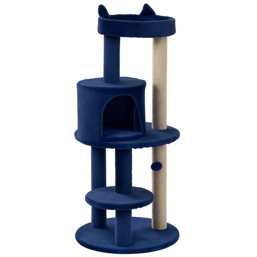 Pawhut tiers 104cm cat tree - tiers,
