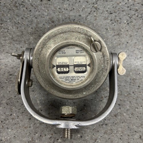 Antique tapley brake meter - antique,