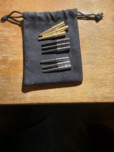 Cribbage pegs solid metal - 9,