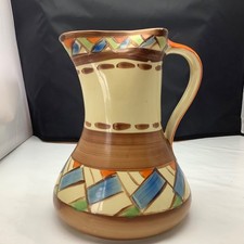 Myott Art Deco Jug / Vase Hand Painted C. 1930's