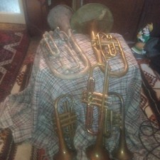 5 Vintage Brass Instruments