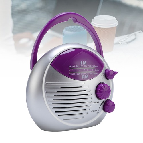 Water proof shower radio - water,