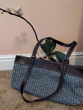 Kangol Blue /Brown Handbag / Shoulder bag From The 2000s