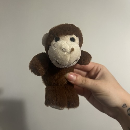 Cute brown monkey - cute, stuffed