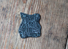 Vintage Metal Comic Strip Singing Printing Letterpress Plate