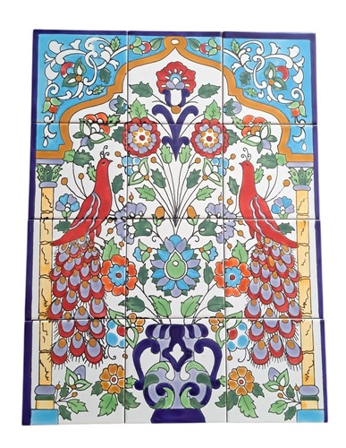 Hand painted peacock - hand-painted,