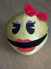 MS. PAC-MAN SOFT PLUSH TOY NEW WITH TAGS BANDAI NAMCO
