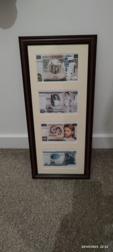 Rare framed star wars pound - wars, uk