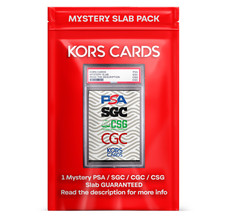 PSA / SGC / CSG / CGC - MYSTERY GRADED FOOTBALL / SOCCER CARD - GUARANTEED SLAB