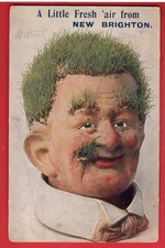 CHESHIRE.  WIRRAL NEW BRIGHTON  A LITTLE FRESH 'AIR FROM  HUMOUR. pu 1910