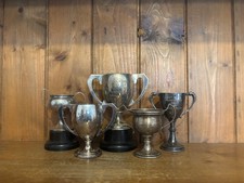 5 x vintage silver plate