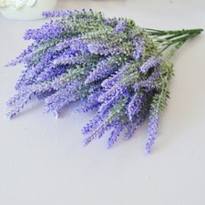 36heads Artificial Silk Flowers Bunch Wedding Home Celebrate Outdoor Bouquet UK