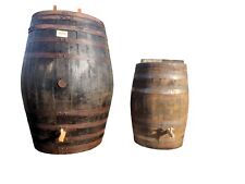 RAIN BARREL RAIN WATER BARREL TANK GARDEN OAK BARREL WATER BUTT  - Small Large