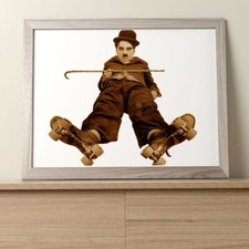 Charlie Chaplin : 10"x8" Professional Photo