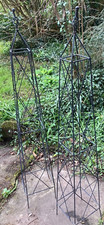 2 x Climbing Plant Support Ga Metal Obelisk Climbing Plant Support Frame Trellis