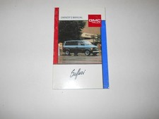 1989 GMC Safari Owner's Manual