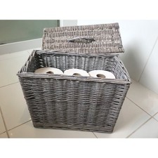 Grey 6 Roll Rectangular Toilet