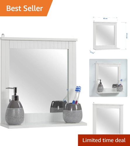 Modern wood framed vanity - modern,
