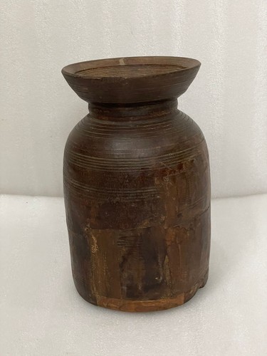Antique wooden storage round - wooden,