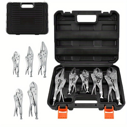 Piece locking pliers set - 5-piece,