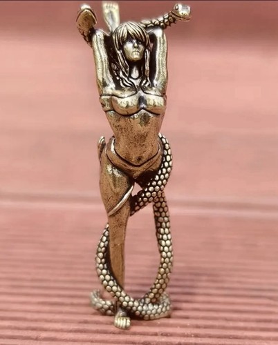 Brass statuette dancer - brass,