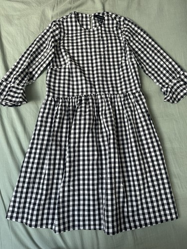 Black white gingham - black, &