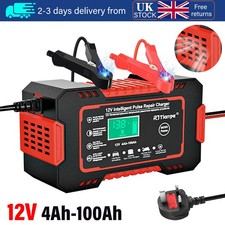 Automatic Car Battery Charger 12V 6A Smart Fast Charger Pulse Repair Portable UK