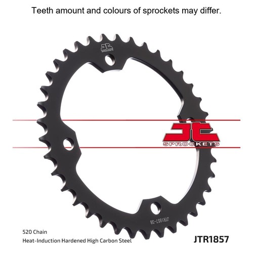 Steel rear sprocket 38t - jt,