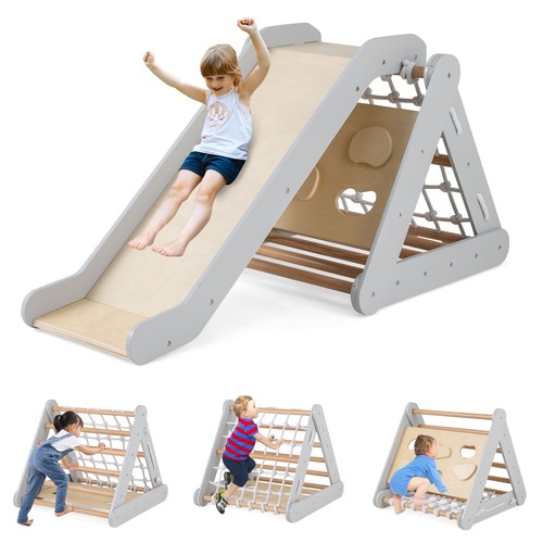 Wooden triangle climber - triangle, in