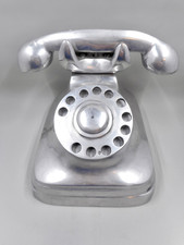 Art Deco Aluminum Rotary Phone