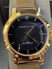 Ladies Christin Lars Gold Tone