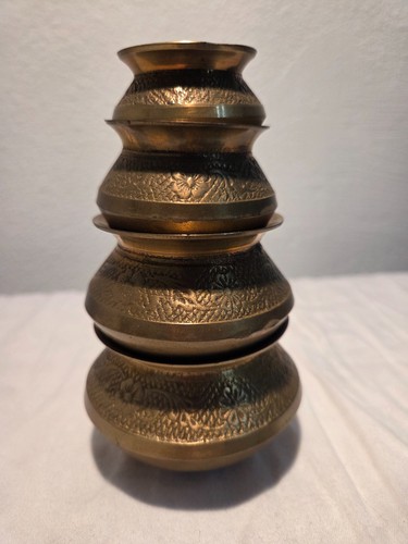 Vintage set brass - set@5,